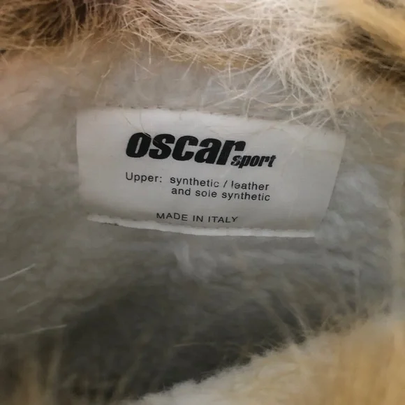 SOLD - NWT Oscar Sport Winna Faux Calf Hair/Fur Boots Size 37 - Picture 10 of 11